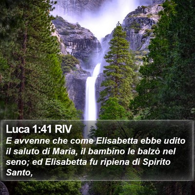 Luca 1:41 RIV Bible Verse Image