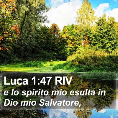Luca 1:47 RIV Bible Verse Image