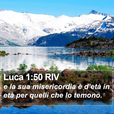 Luca 1:50 RIV Bible Verse Image