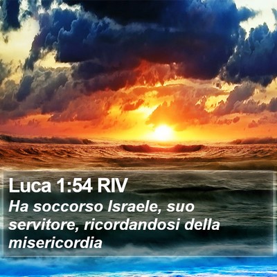 Luca 1:54 RIV Bible Verse Image