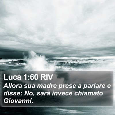 Luca 1:60 RIV Bible Verse Image