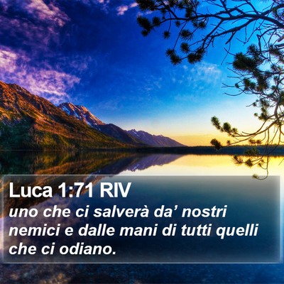 Luca 1:71 RIV Bible Verse Image