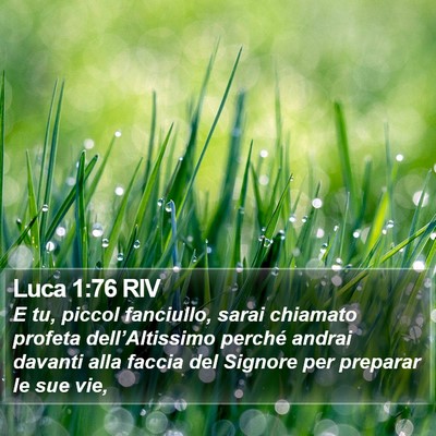 Luca 1:76 RIV Bible Verse Image