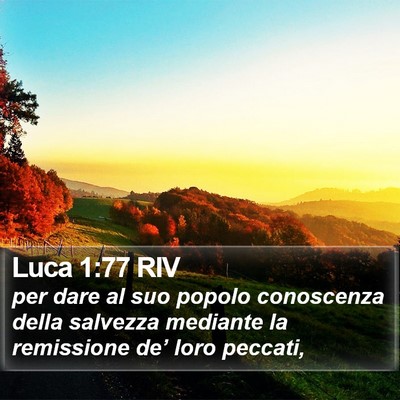 Luca 1:77 RIV Bible Verse Image