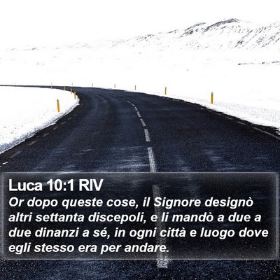 Luca 10:1 RIV Bible Verse Image