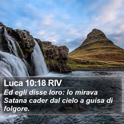 Luca 10:18 RIV Bible Verse Image
