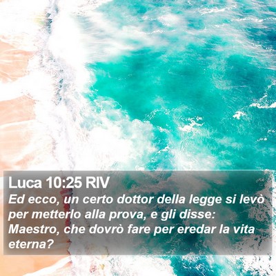 Luca 10:25 RIV Bible Verse Image