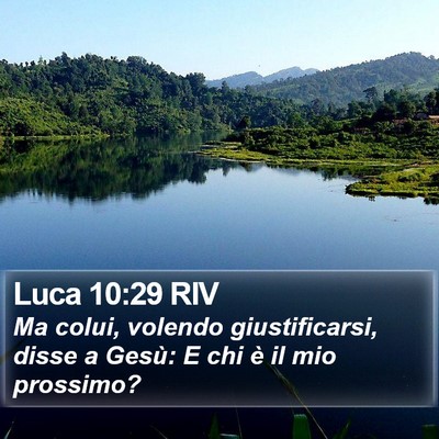 Luca 10:29 RIV Bible Verse Image