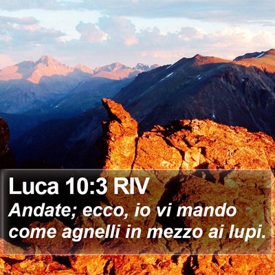 Luca 10:3 RIV Bible Verse Image
