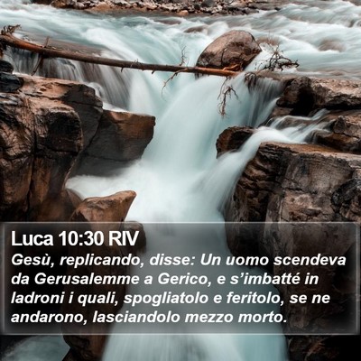 Luca 10:30 RIV Bible Verse Image