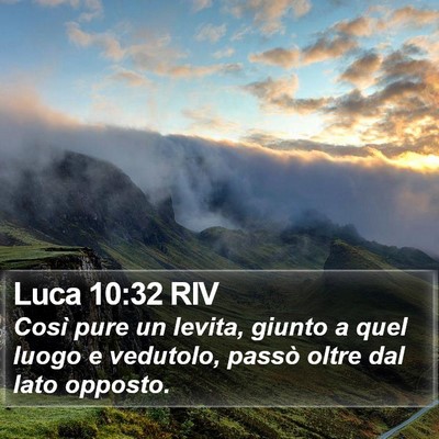 Luca 10:32 RIV Bible Verse Image