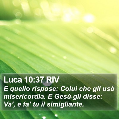 Luca 10:37 RIV Bible Verse Image