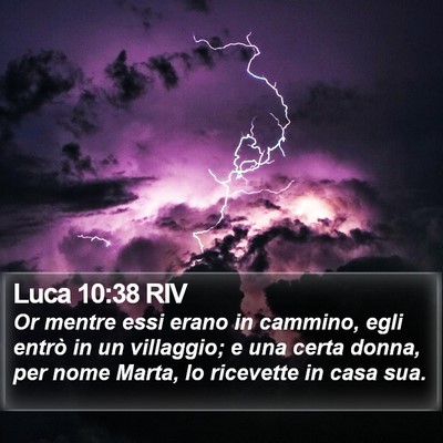 Luca 10:38 RIV Bible Verse Image