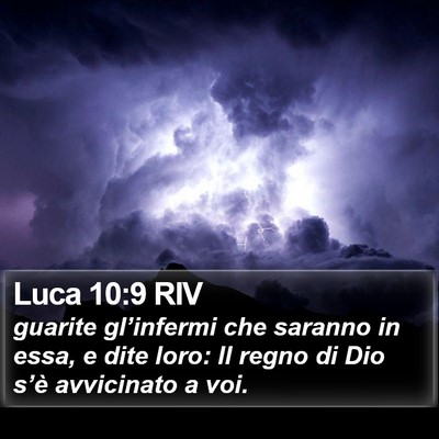 Luca 10:9 RIV Bible Verse Image