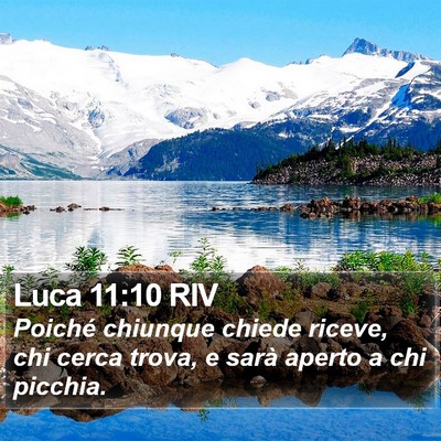 Luca 11:10 RIV Bible Verse Image