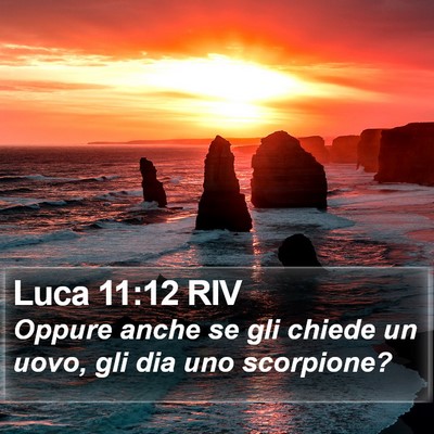 Luca 11:12 RIV Bible Verse Image