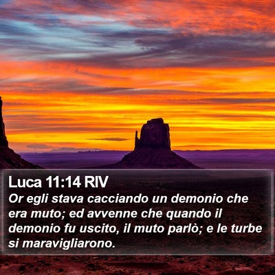 Luca 11:14 RIV Bible Verse Image