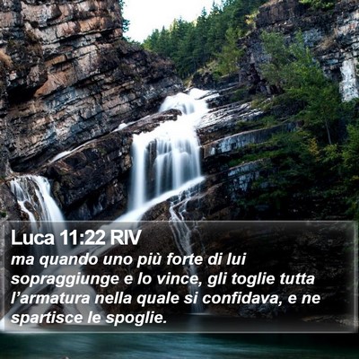 Luca 11:22 RIV Bible Verse Image