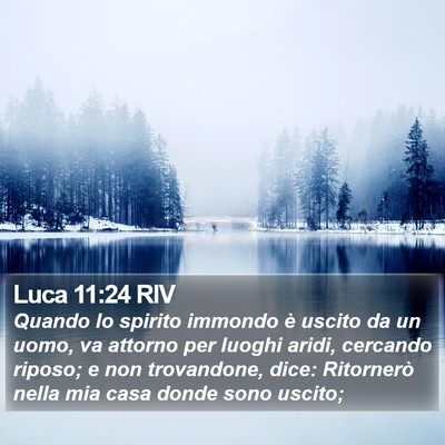 Luca 11:24 RIV Bible Verse Image