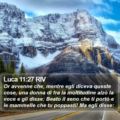 Luca 11:27 RIV Bible Verse Image