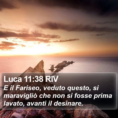 Luca 11:38 RIV Bible Verse Image
