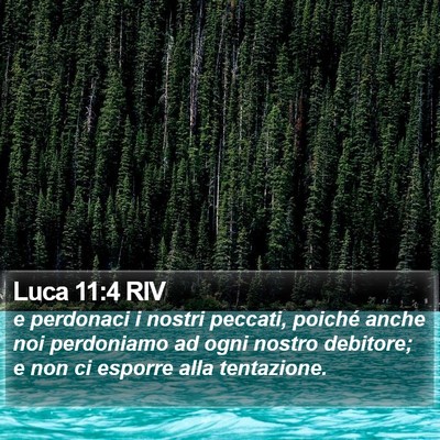 Luca 11:4 RIV Bible Verse Image