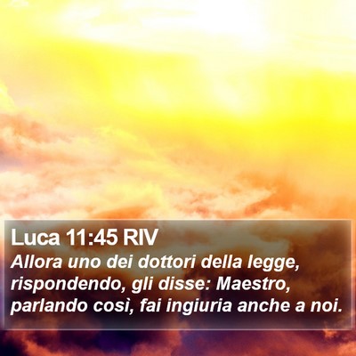 Luca 11:45 RIV Bible Verse Image