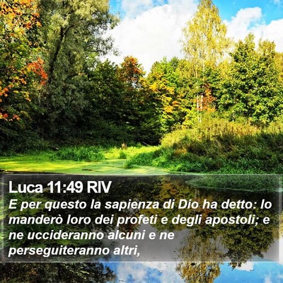 Luca 11:49 RIV Bible Verse Image