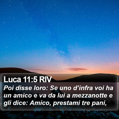 Luca 11:5 RIV Bible Verse Image