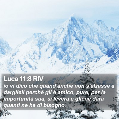 Luca 11:8 RIV Bible Verse Image