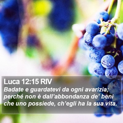 Luca 12:15 RIV Bible Verse Image