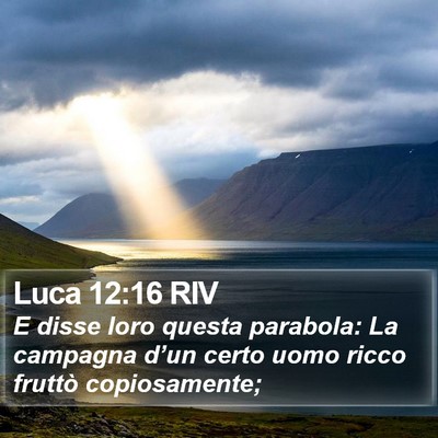 Luca 12:16 RIV Bible Verse Image