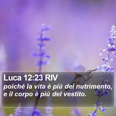 Luca 12:23 RIV Bible Verse Image