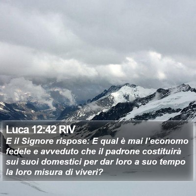Luca 12:42 RIV Bible Verse Image