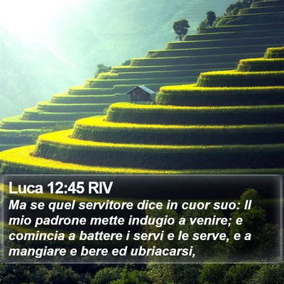 Luca 12:45 RIV Bible Verse Image