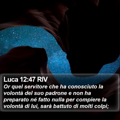 Luca 12:47 RIV Bible Verse Image
