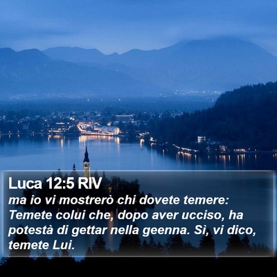Luca 12:5 RIV Bible Verse Image