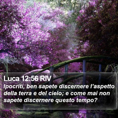 Luca 12:56 RIV Bible Verse Image
