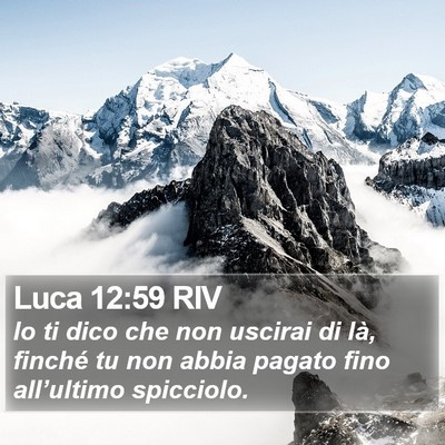 Luca 12:59 RIV Bible Verse Image