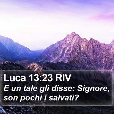 Luca 13:23 RIV Bible Verse Image