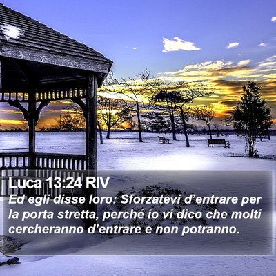 Luca 13:24 RIV Bible Verse Image