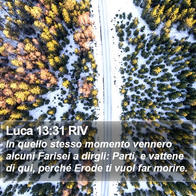 Luca 13:31 RIV Bible Verse Image