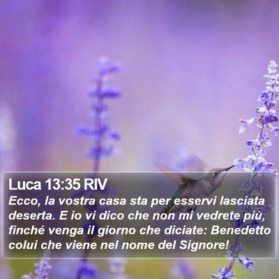 Luca 13:35 RIV Bible Verse Image