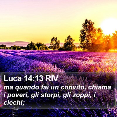 Luca 14:13 RIV Bible Verse Image