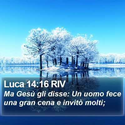 Luca 14:16 RIV Bible Verse Image