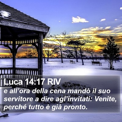 Luca 14:17 RIV Bible Verse Image