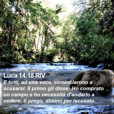 Luca 14:18 RIV Bible Verse Image