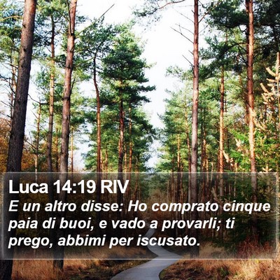Luca 14:19 RIV Bible Verse Image