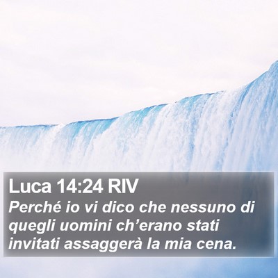 Luca 14:24 RIV Bible Verse Image