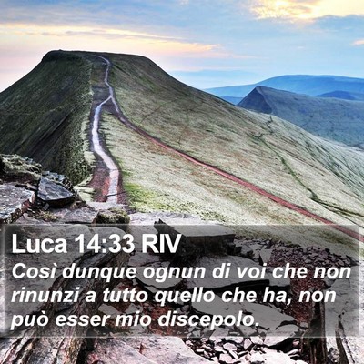Luca 14:33 RIV Bible Verse Image